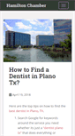 Mobile Screenshot of hamiltonchamber.org