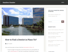 Tablet Screenshot of hamiltonchamber.org